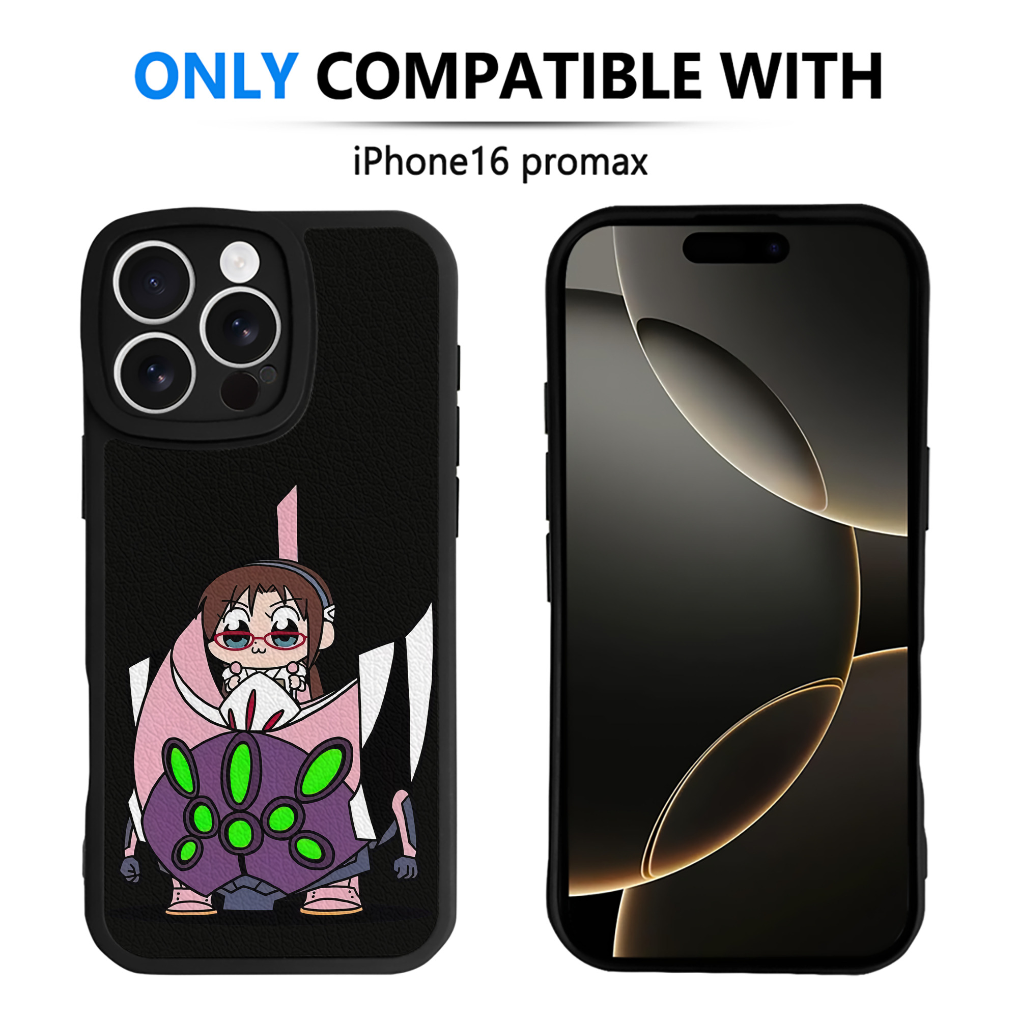 （画像用） EVA 新世紀エヴァンゲリオン 【iPhone 16シリーズ対応】シリコンスマホケース（レザー調） 材質：シリコン